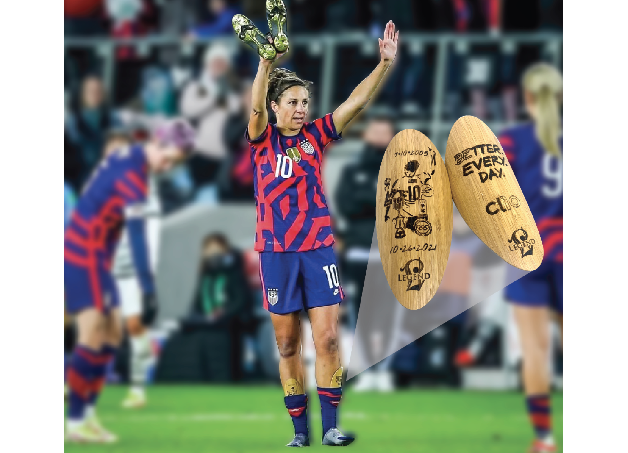 Carli Lloyd Bamboo Shin Guards