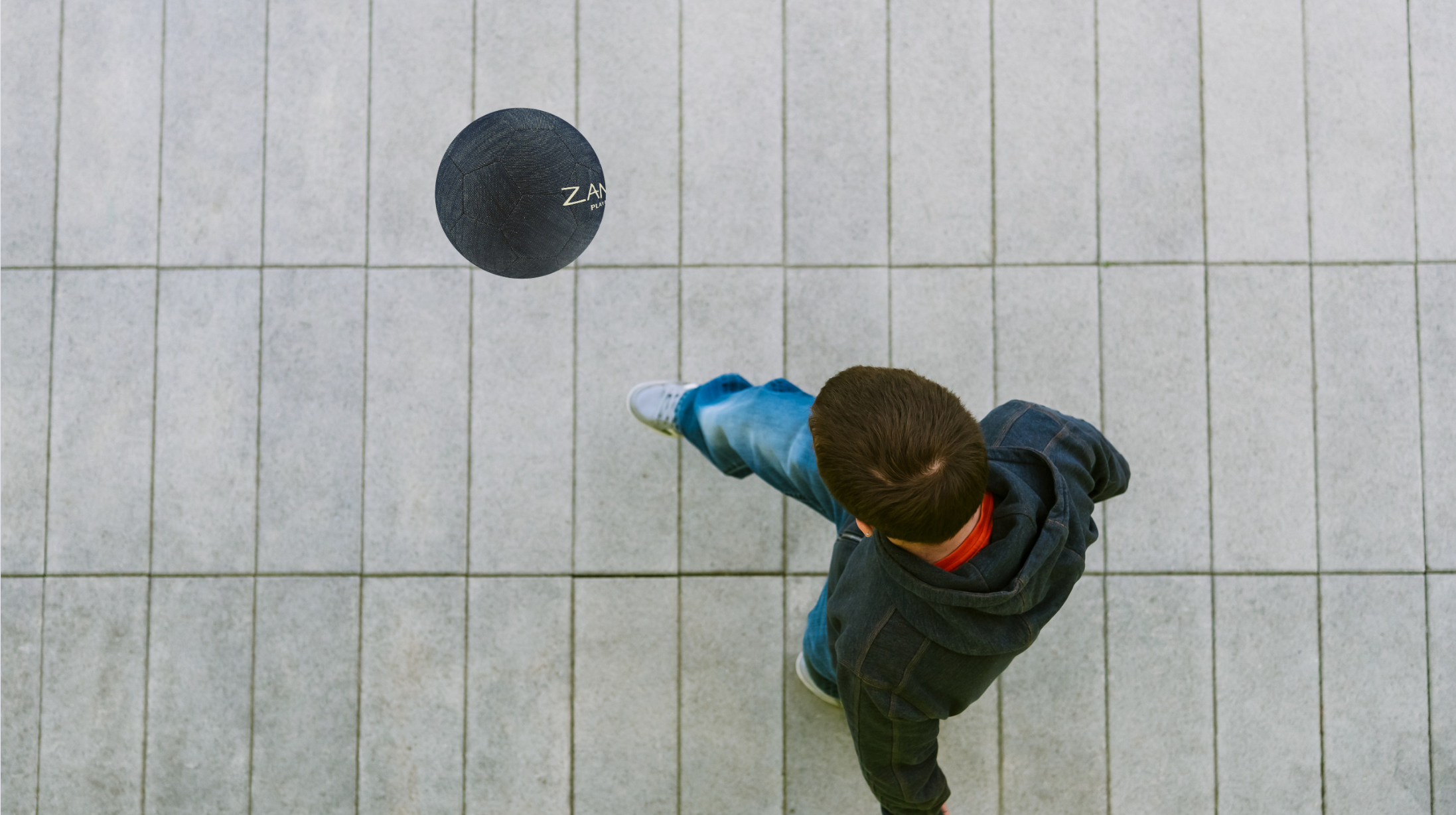 Denim Soccer Ball Zanya